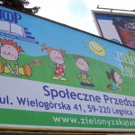 zielony zakatek billboard